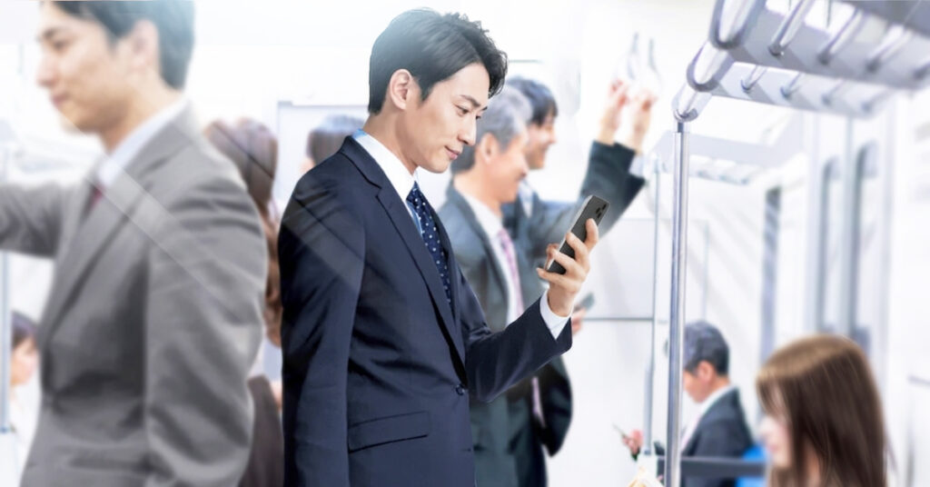 TVCM用通勤シーンのフォトリアル絵コンテサンプル